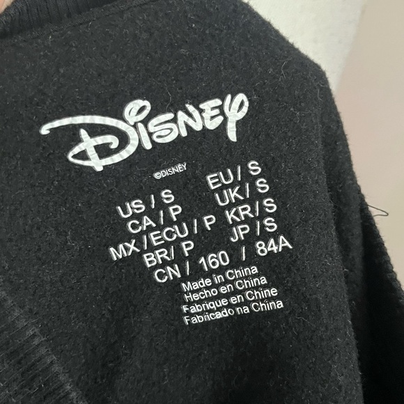 Disney • Black Sweatshirt with Rainbow Stitched Lettering - Picture 3 of 3